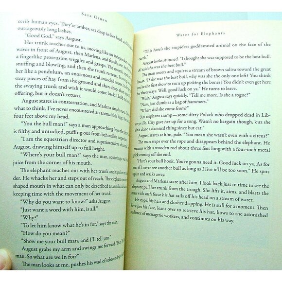 Water for Elephants Novel by Sara Gruen Paperback - Picture 6 of 8